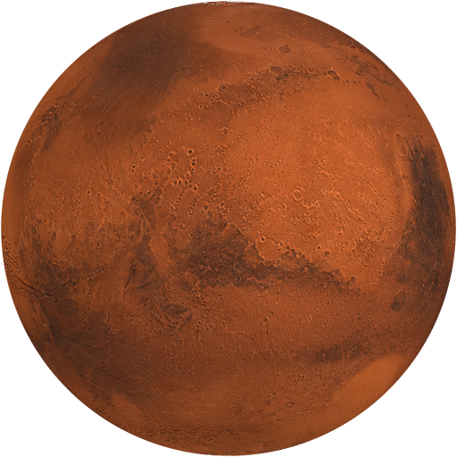 Mars globe